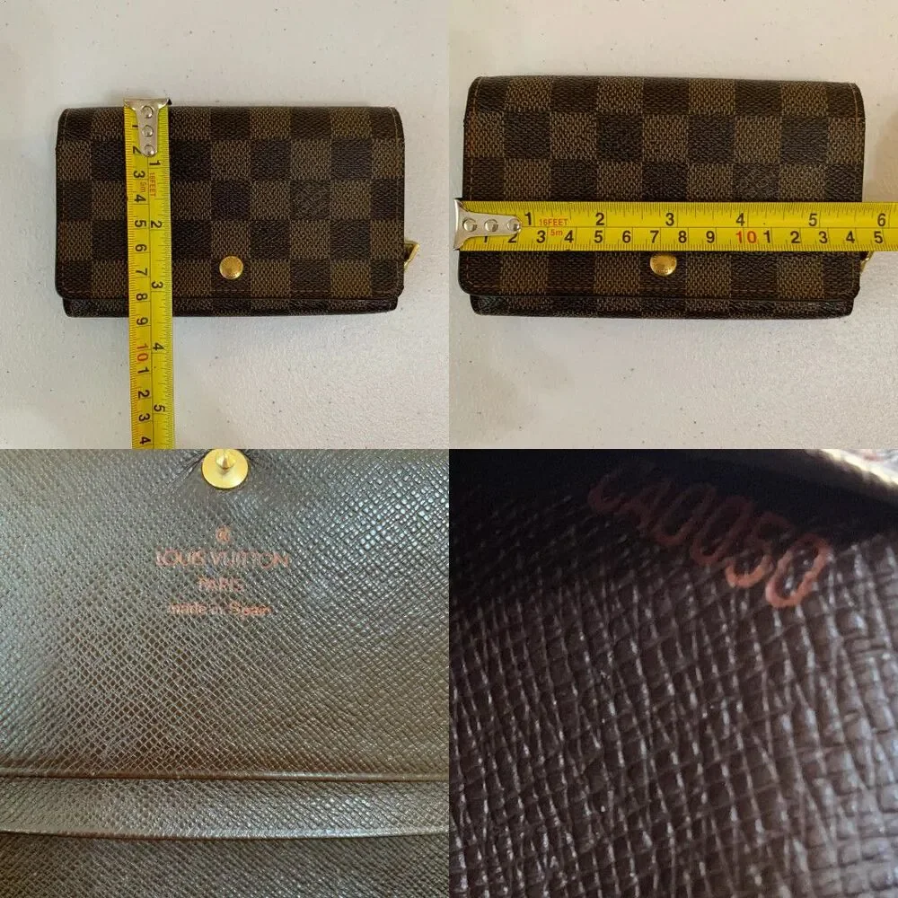 Louis Vuitton leather wallet ca0050 authentic with COA - Picture 4 of 7